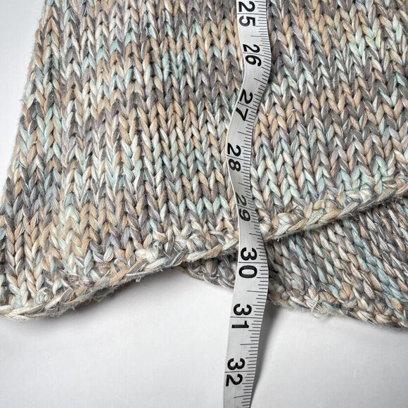 Pure Jill Womens Cardigan Open Lagenlook Multicolor Knit Artsy Boho Size Large - Picture 9 of 11